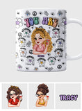You Are Beautiful Strong Victorious Enough - Personalized Hippie Mug