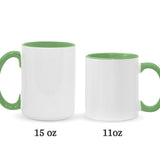 Myself Strange and Unusual - Personalized Witch Accent Mug