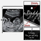 Custom Photo Now You Can Carry Me Too - Personalized Father Keychain