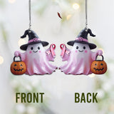 Breast Cancer Awareness - Personalized Breast Cancer Awareness Car Ornament