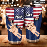 Daddy's Team - Personalized Father Tumbler