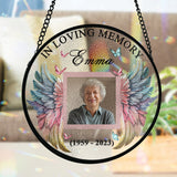 Forever In My Heart - Personalized Memorial Stained Glass Suncatcher
