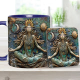 Lose Your Mind Find Your Soul - Personalized Yoga Accent Mug