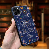 Mama Bear Floral - Personalized Mother Phone Case