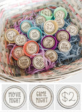 Easter Egg Tokens Set - Easter Day Easter Egg Tokens