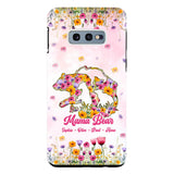 Mama Bear - Personalized Mother Clear Phone Case