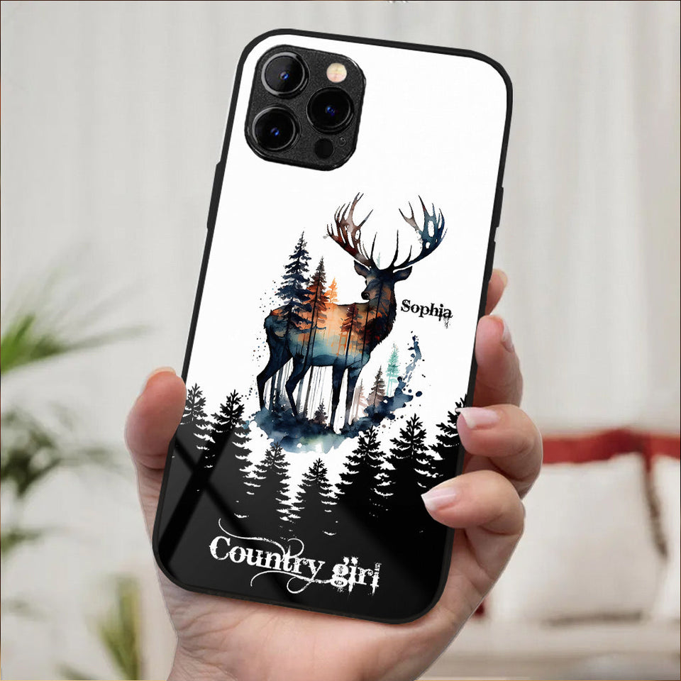 Country Girl - Personalized Hunting Phone Case
