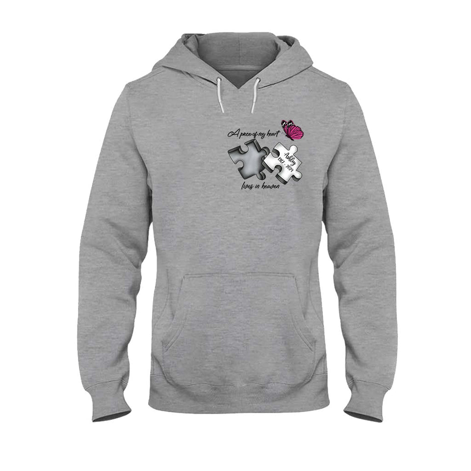 Toujours dans mes pensées, à jamais dans mon cœur - T-shirt et sweat à capuche commémoratifs personnalisés