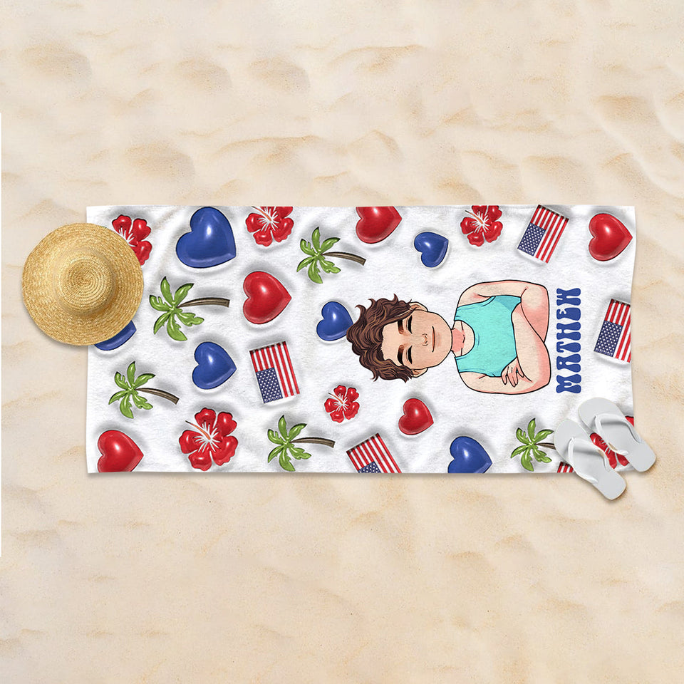 Life Is Better At The Beach - Personalized Sea Lover Beach Towel