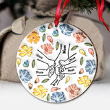 Hand Holding Love - Personalized Mother Ornament