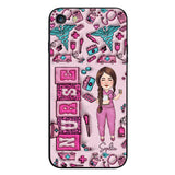 Nurse Life - Personalized Nurse Clear Phone Case