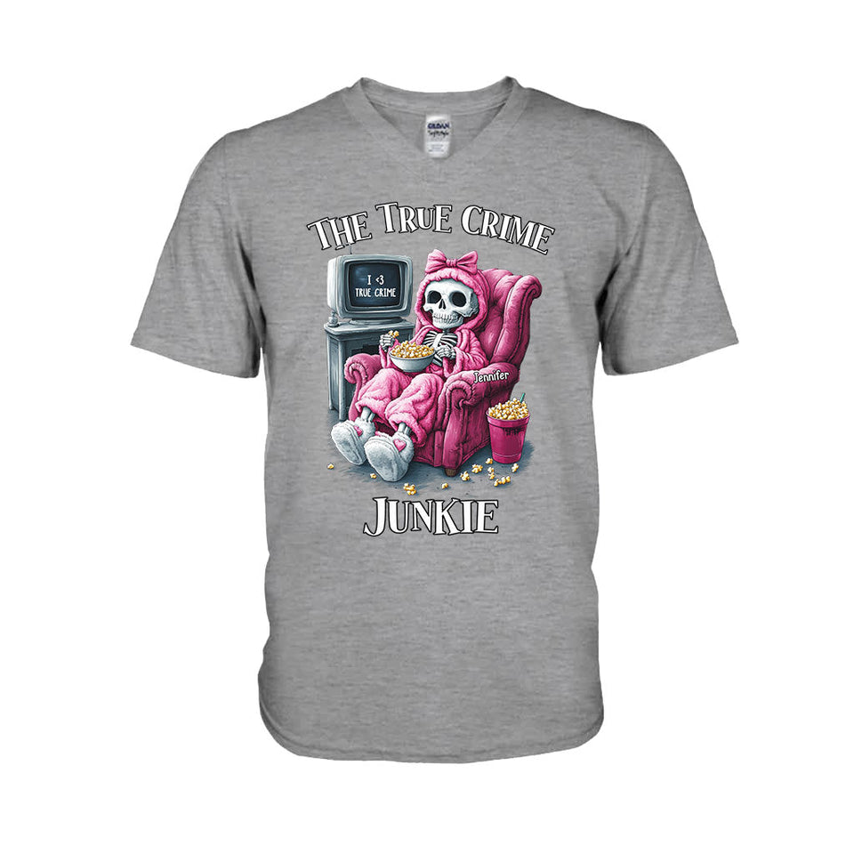 The True Crime Junkie - Personalized T-shirt And Hoodie