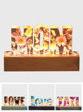 Mom Floral Resin Lamp - Personalized Mother Custom Name Lamp