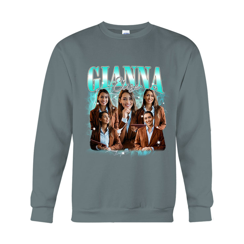 Custom Text And Photos - gift for anyone - Personalized T-shirt And Hoodie