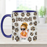 Baby Highland Cow Western Style - Personalized Dog Accent Mug