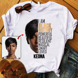 I Am Black History Photo Custom - Personalized African American T-shirt And Hoodie