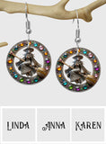 Beautiful Witch - Personalized Witch Earrings