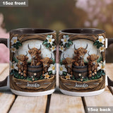 Love Highland Cows - Personalized Accent Mug