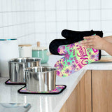 The Food Has Weed In It - Personalized Weed Oven Mitts & Pot Holder Set