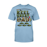 Western Reel Great Dad Camouflage - Personalized Father T-shirt And Hoodie