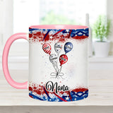 Grandma's Sweethearts - Personalized Grandma Accent Mug