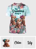 This Nana Belongs To - Personalized All Over Shirt