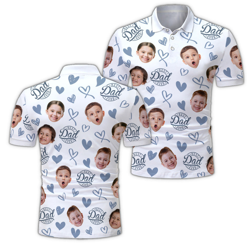 Best Dad Ever - Personalized Father Polo Shirt