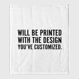 Will Be Printed With The Design You've Customized - Blanket