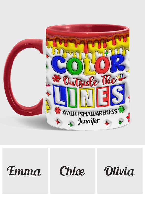 Sensibilisation à l'autisme - Mug personnalisé pour la sensibilisation à l'autisme