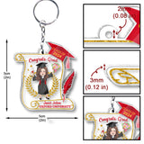 Congratulation Grad - Personalized Graduation Transparent Keychain