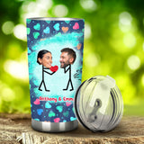 Funny Photo Inserted Couple - Personalized Couple Tumbler