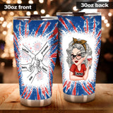 Grandma's Life 4th Of July - Personalized Grandma Tumbler