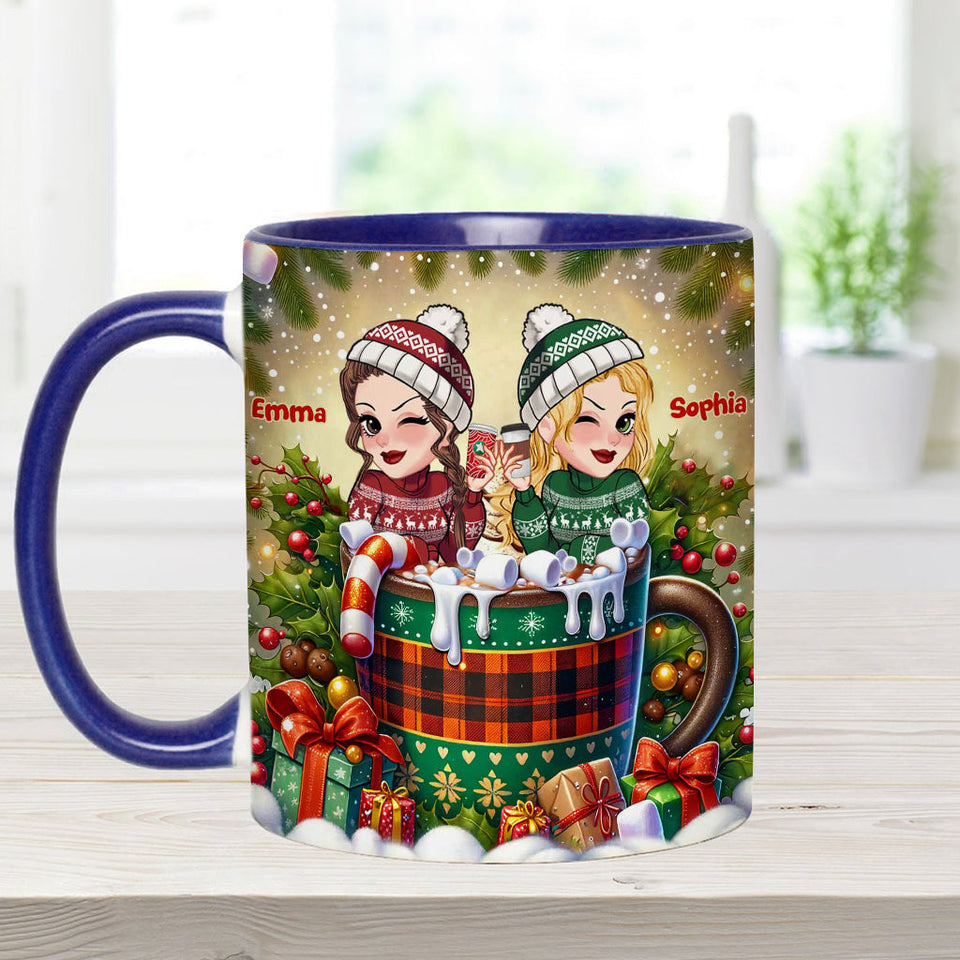 Badass Bitches - Personalized Bestie Accent Mug