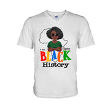 I Am Black History - Personalized African American T-shirt And Hoodie