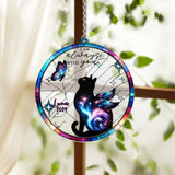 I Am Always With You - Personalized Cat Window Hanging Suncatcher Ornament