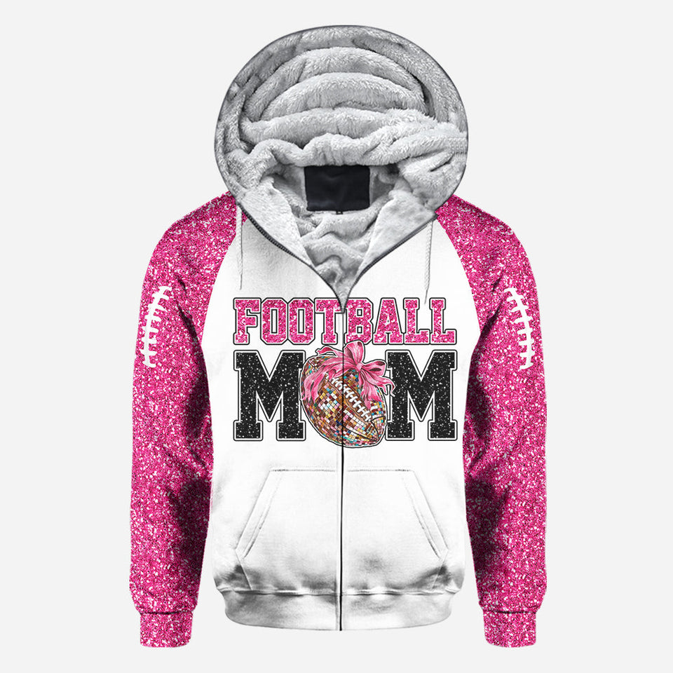 Football Mom Croquette - Personalized Football All Over Shirt
