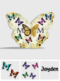 Butterfly Mom - Personalized Mother Shaped Light Box