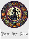 Beautiful Witch - Personalized Witch Round Rug