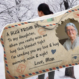 A Hug From Heaven - Personalized Memorial Hooded Blanket