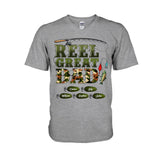 Western Reel Great Dad Camouflage - Personalized Father T-shirt And Hoodie