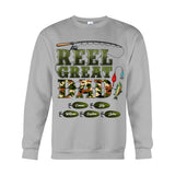 Western Reel Great Dad Camouflage - Personalized Father T-shirt And Hoodie