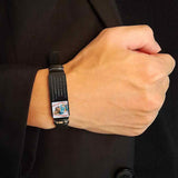 You're Braver Than You Believe - Personalized Baseball Engraved Bracelet