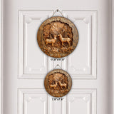 We Got This - Personalized Couple Round Wood Sign