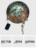 You And Me And The Sea - Personalized Turtle Key Holder