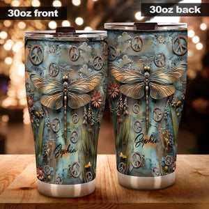 Let It Be - Personalized Hippie Tumbler