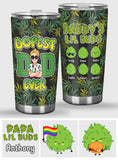Dopest Dad Marijuana Daddy - Personalized Weed Tumbler