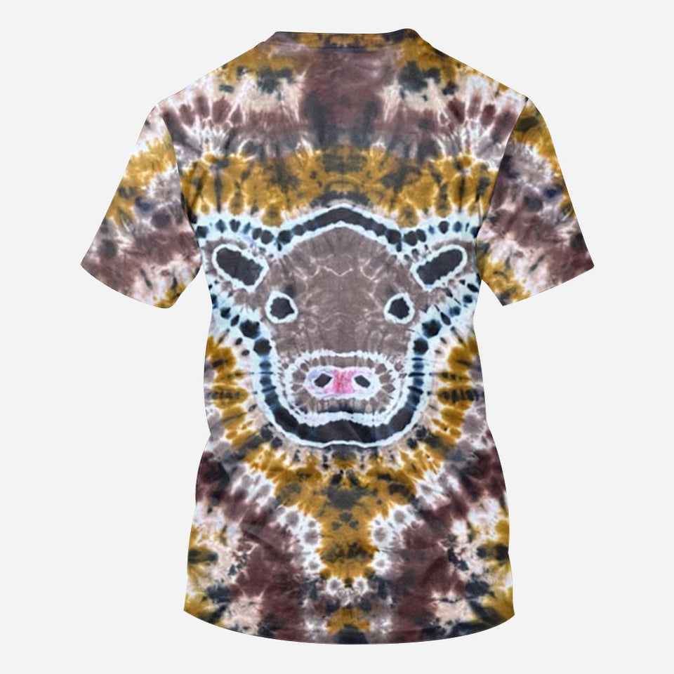 Colorful Cow - Personalized Cow All Over Shirt