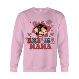 American Mama Any Title Vintage Retro Style - Personalized Mother T-shirt And Hoodie