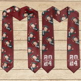 Caricature Funny Character - Personalized Graduation Graduation Stole