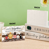 And So Together They Built The Life They Loved - Personalized Family One-sided Horizontal Rectangle Building Brick Blocks